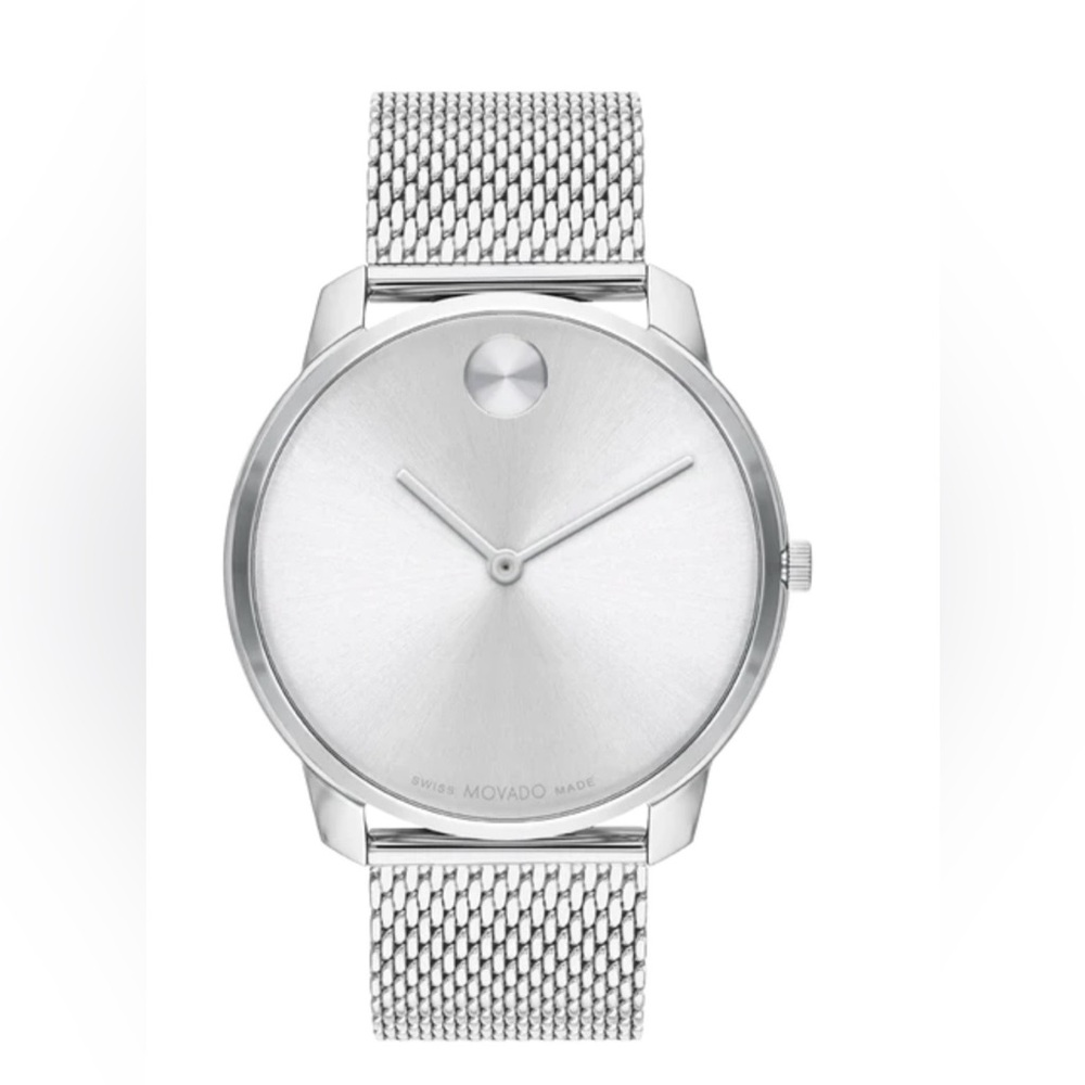 Movado Bold Grey Ion-Plated Stainless Steel Gray Dial Men Watch